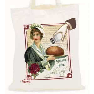 Plátěná nákupní taška, Chléb a sůl DOPRODEJ