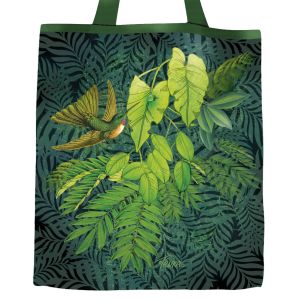 Plátěná nákupní taška, Kapky rosy pro kolibříka