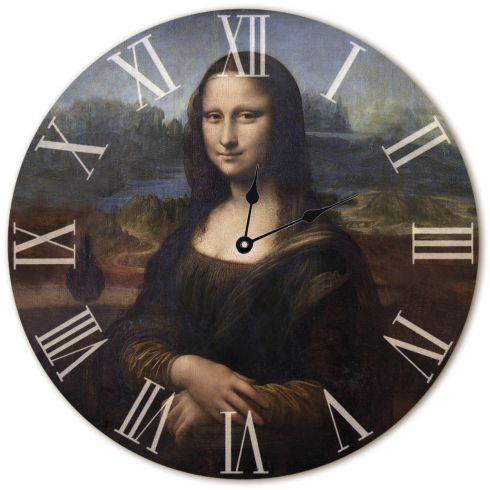 Dřevěné hodiny, Leonardo da Vinci, Mona Lisa