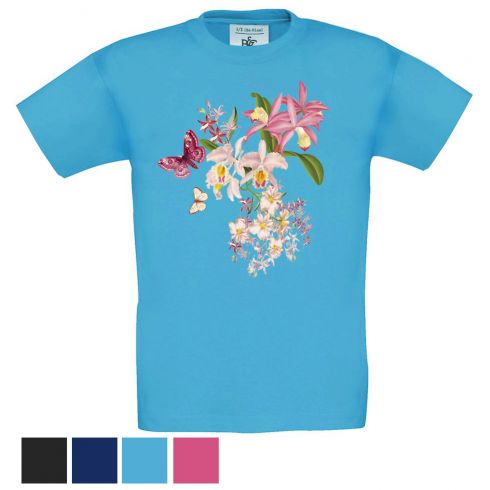 Dětské tričko KR Rozkvetlé orchideje