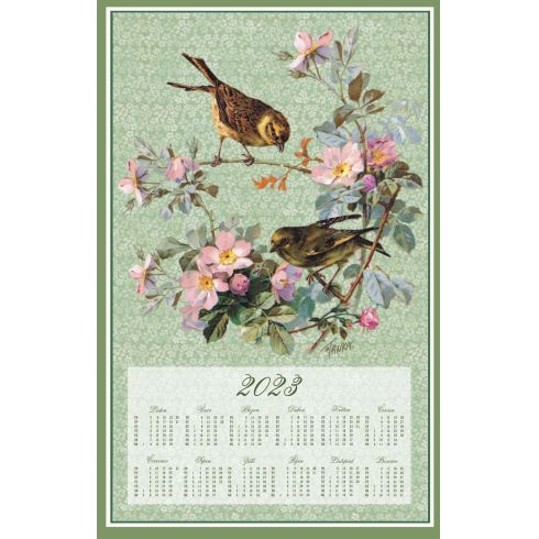 Textilní kalendář, Jarní píseň v zeleném