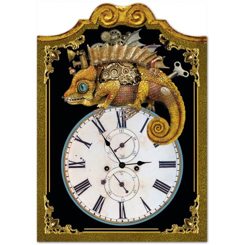 Velké hodiny, Mechanický chameleon, Steampunk