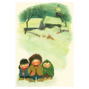 Přání - Děti ve sněhu