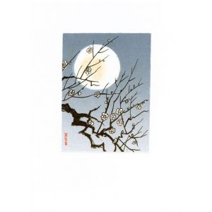 Japonské inspirace, Měsíčná noc - litografie