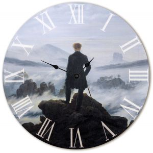 Dřevěné hodiny, Caspar David Friedrich, Poutník nad mořem mlhy