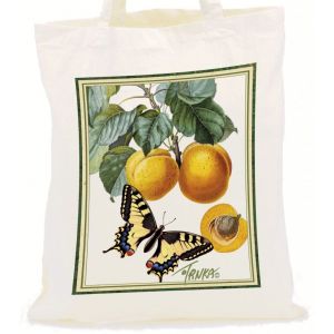 Nákupní plátěná taška, meruňky