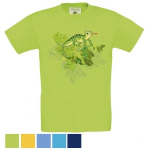 Tričko dětské KR Chameleon zelený