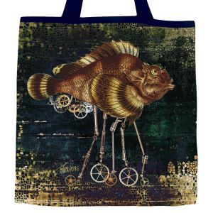 Plátěná taška, Kráčející ryba, Steampunk