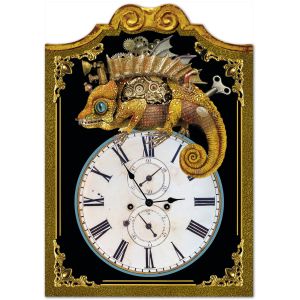 Velké hodiny, Mechanický chameleon, Steampunk