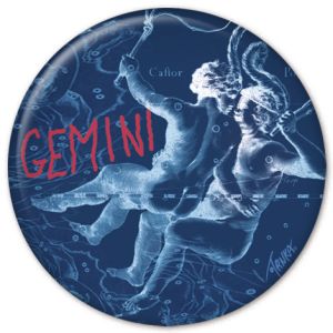 Zrcátko Blíženci Gemini 58 mm/ZN